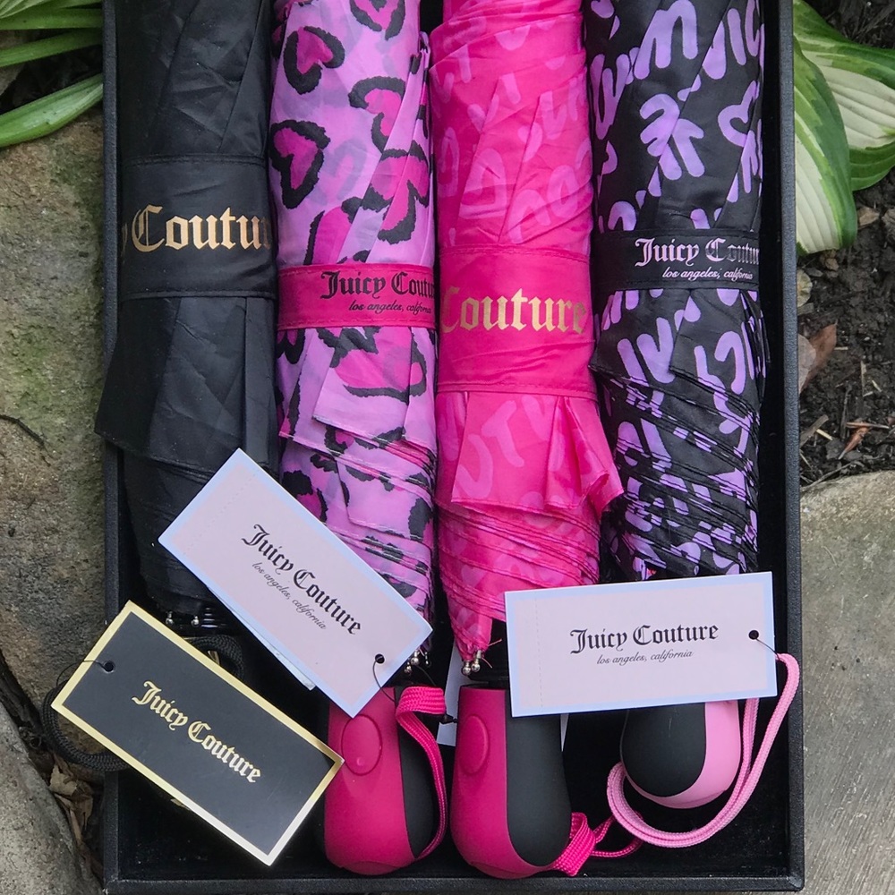 NWT JUICY COUTURE ADORABLE UMBRELLAS ☂ GREAT 🎁